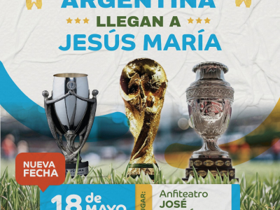 La Copa del Mundo de la selección argentina de fútbol llega a Jesús María